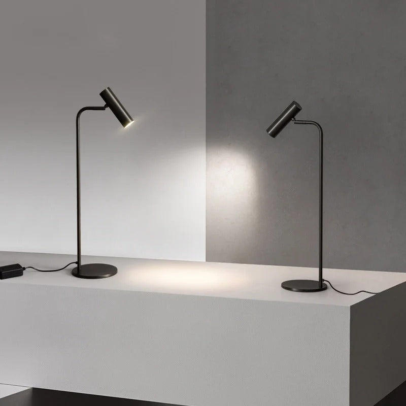 Table Lamp – Minimalist Adjustable Cylindrical LED