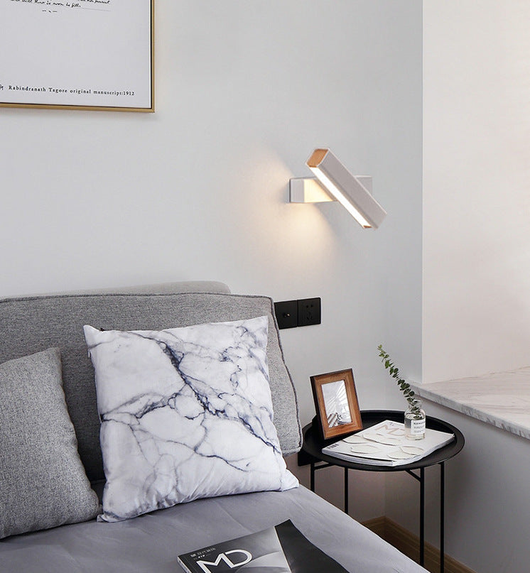 Minimalist Adjustable Rectangular LED Wall Sconce