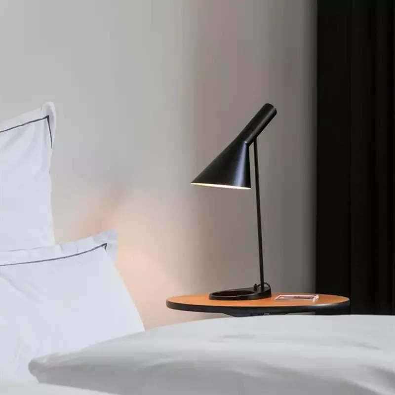 Minimalist Desk Lamp with Adjustable Conical Shade