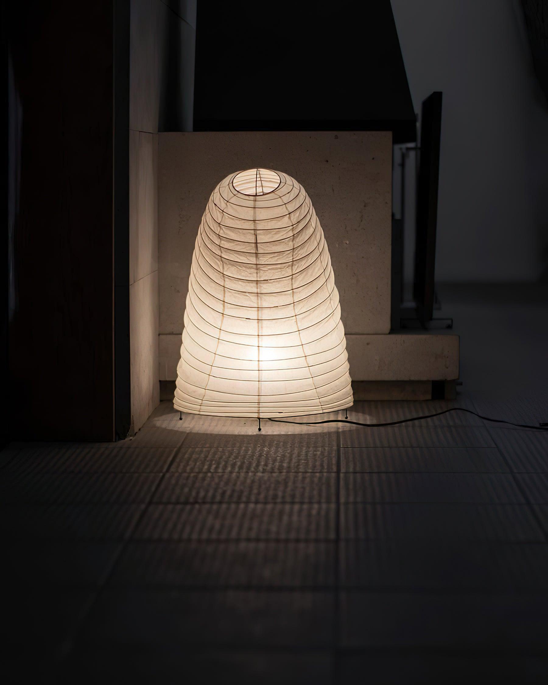 Akari Style Table Lamp - Unique Washi Paper Design