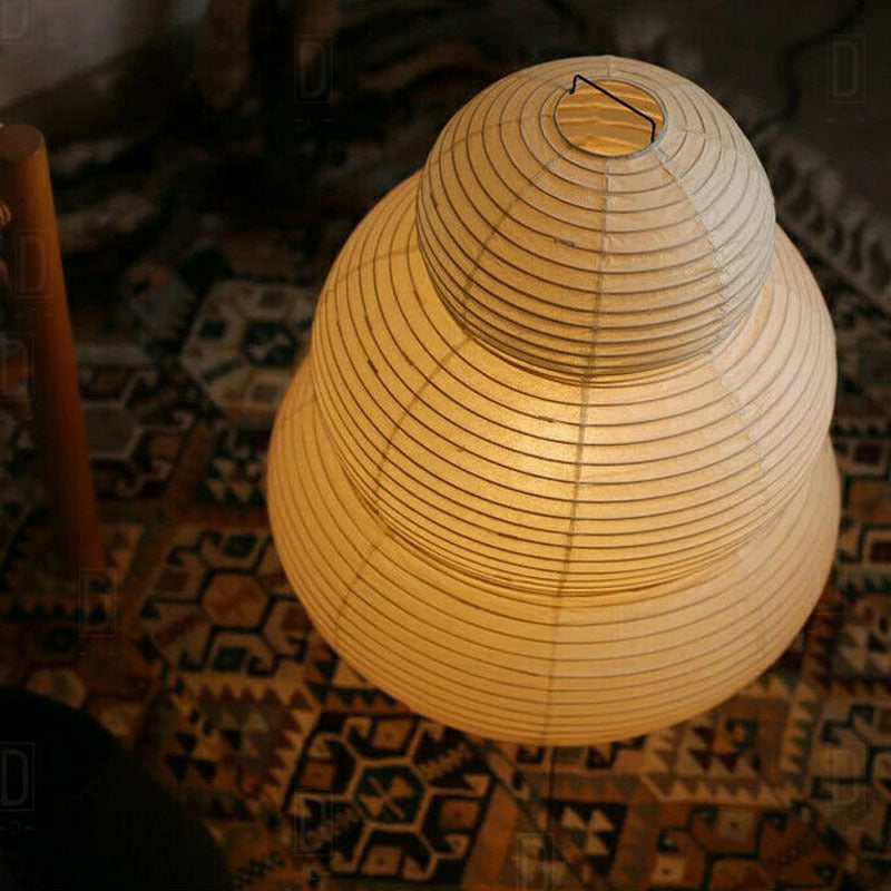 Akari Style Table Lamp - Washi Paper Lantern Design