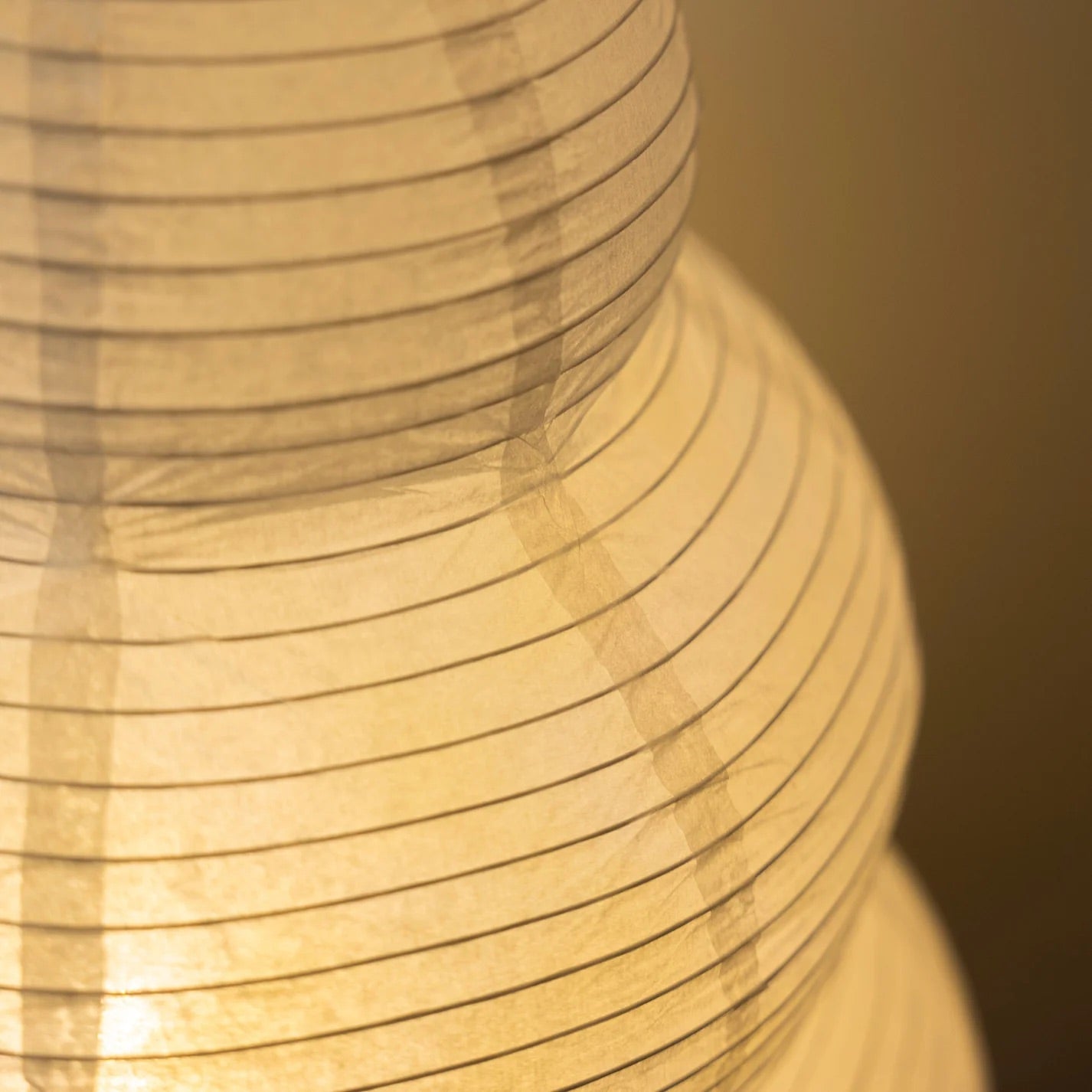Akari Style Table Lamp - Washi Paper Lantern Design