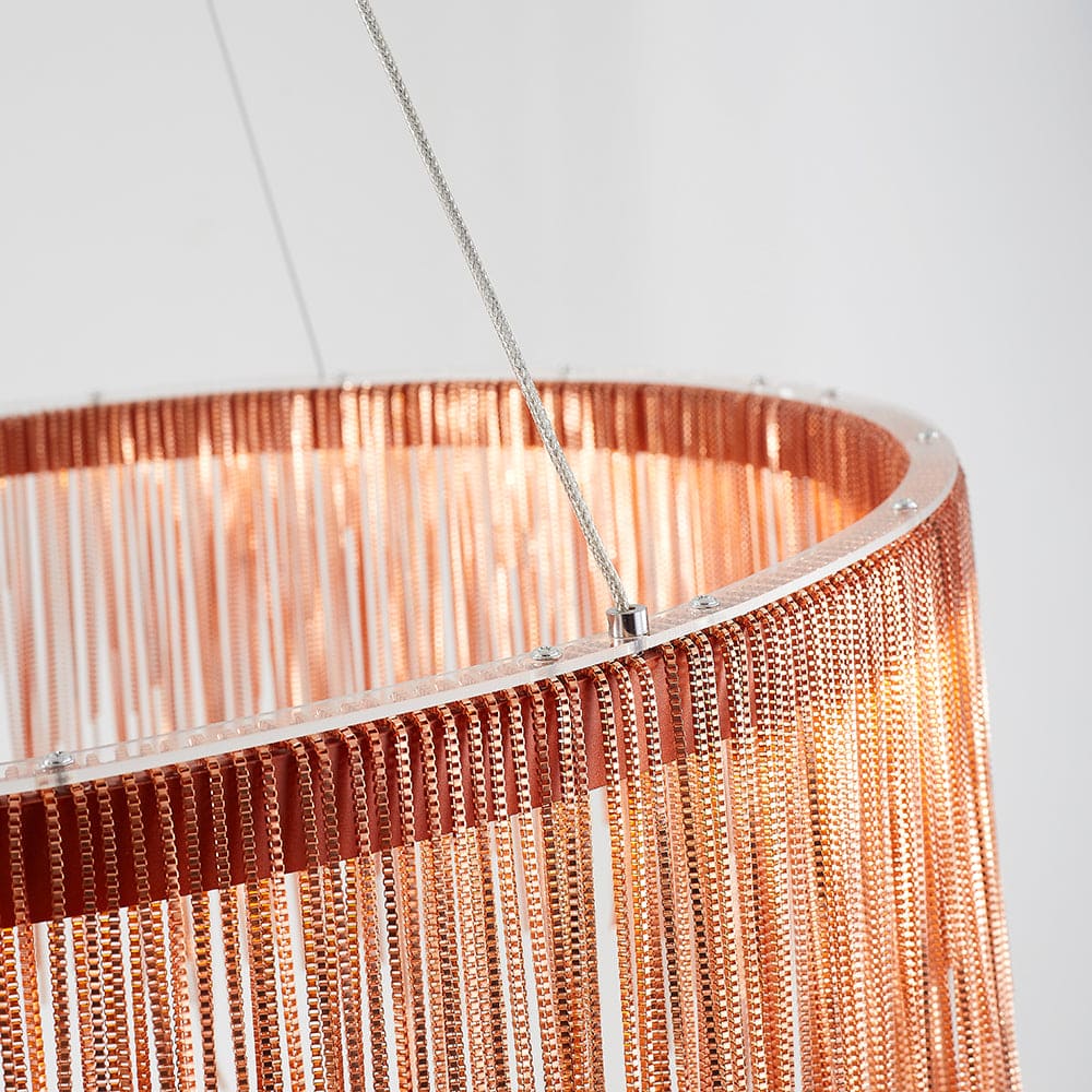 Circular Chandelier - Modern Art Deco Elegance