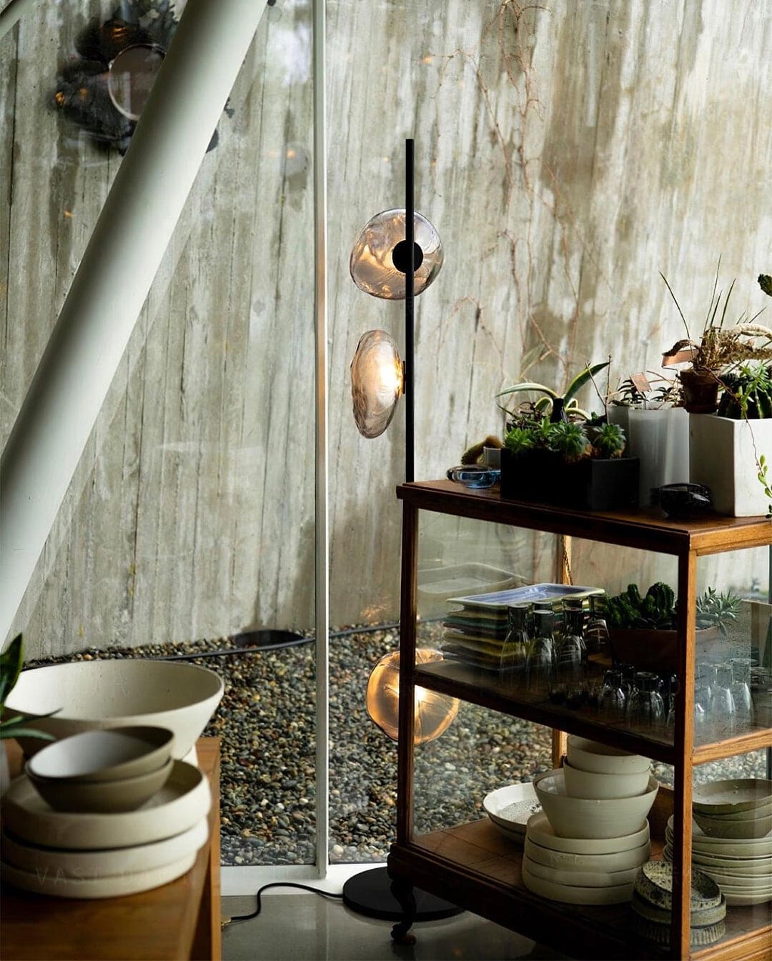 Contemporary Multi-Head Layered Disc Floor Lamp