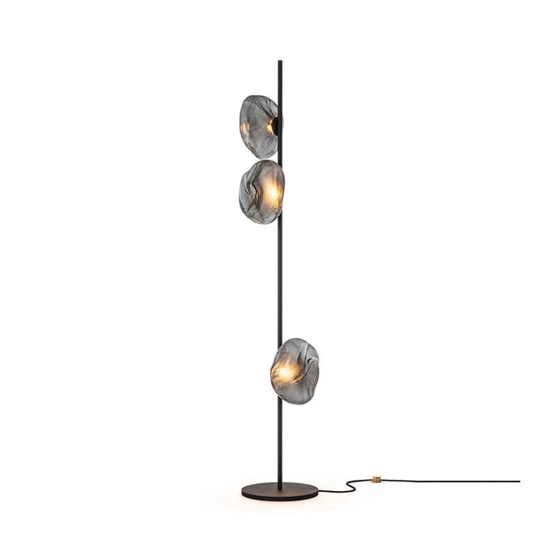 Contemporary Multi-Head Layered Disc Floor Lamp