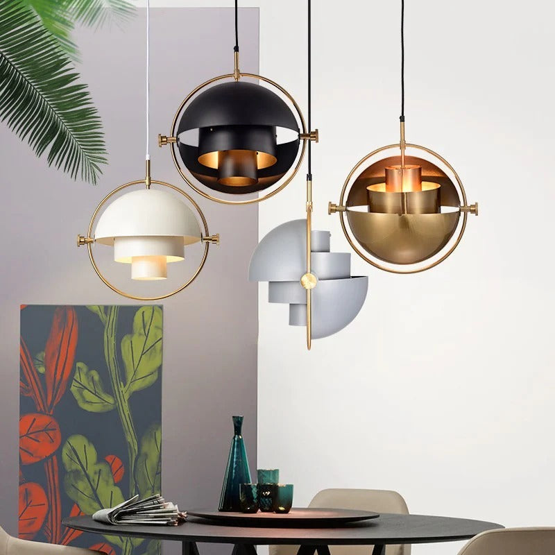 Bauhaus Adjustable Hemispherical Pendant Lamp