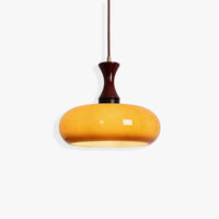 Mid-Century Modern LED Hourglass Pendant Lamp