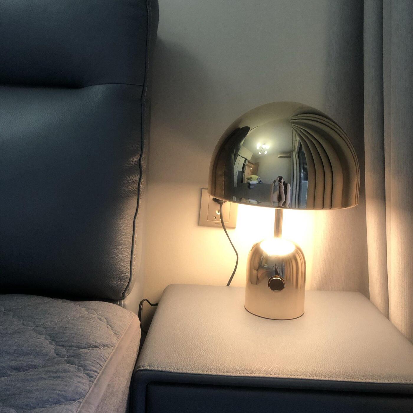 Modern Minimalist Table Lamp with Domed Shade