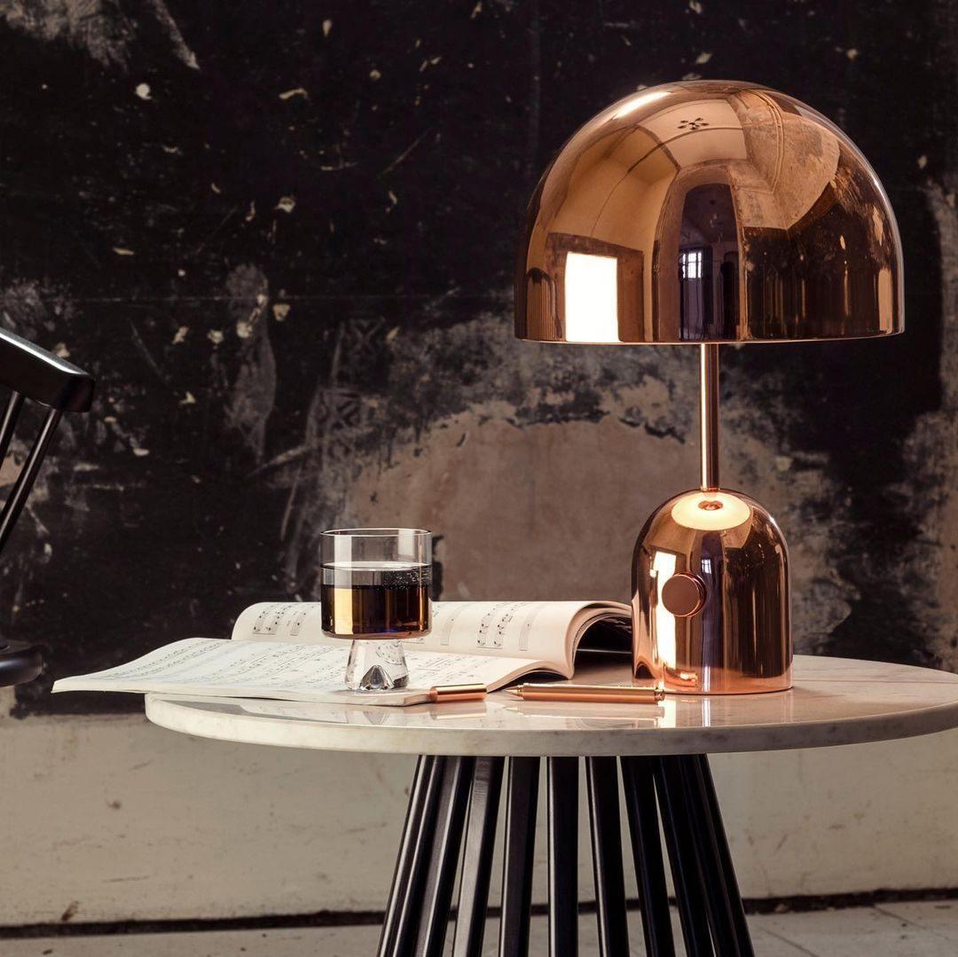 Modern Minimalist Table Lamp with Domed Shade