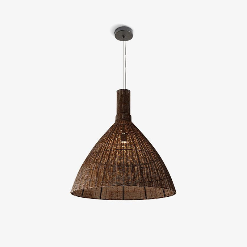 Rustic Tapered Pendant Light – Conical Design