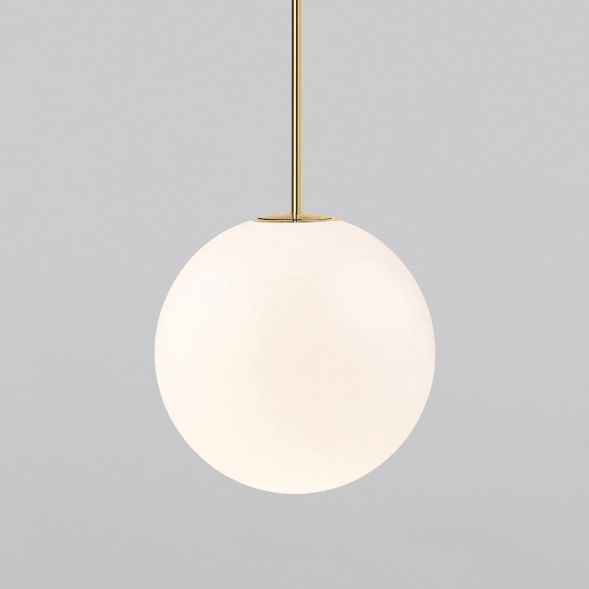 Modern Minimalist Spherical Pendant Light with Dome