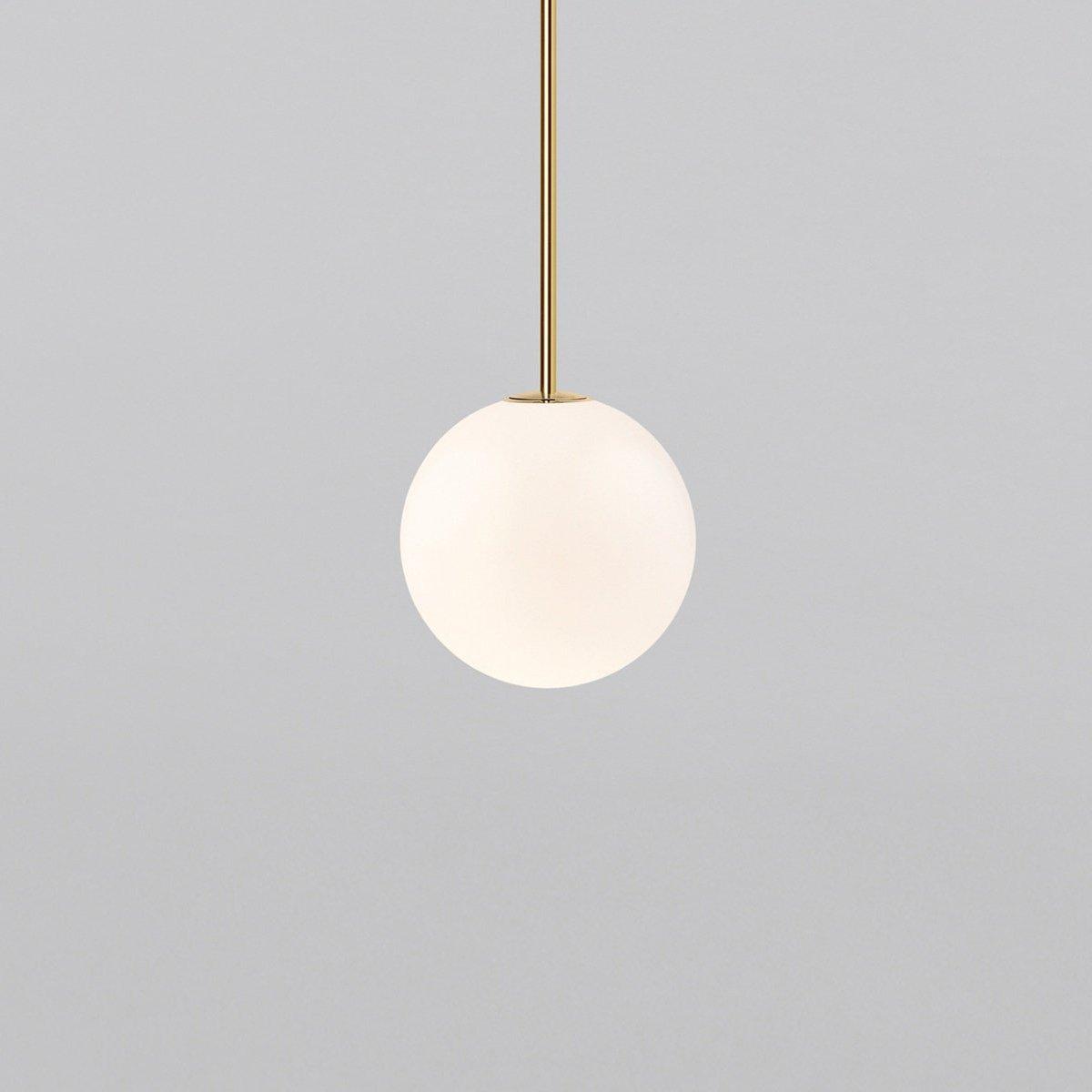 Modern Minimalist Spherical Pendant Light with Dome