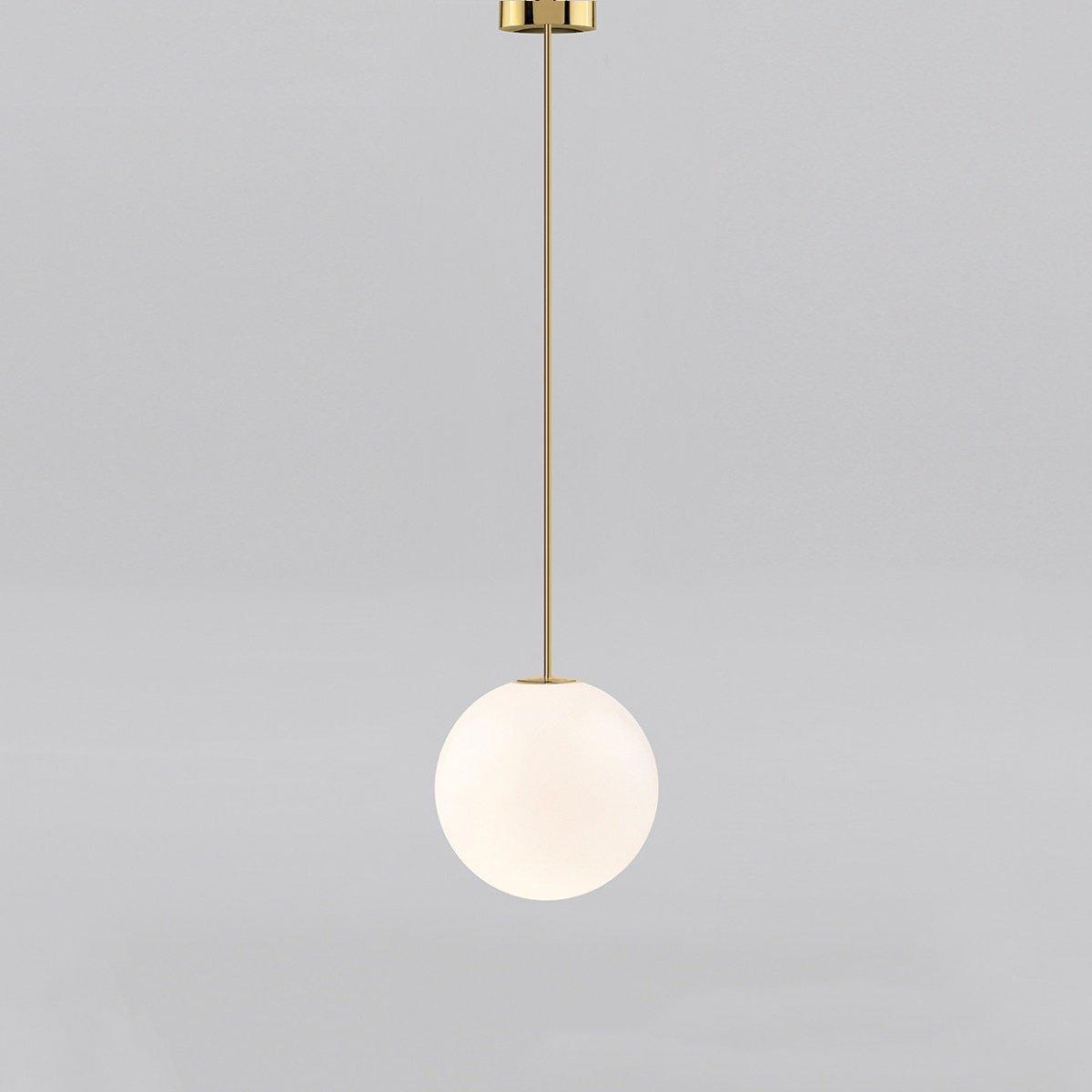 Modern Minimalist Spherical Pendant Light with Dome