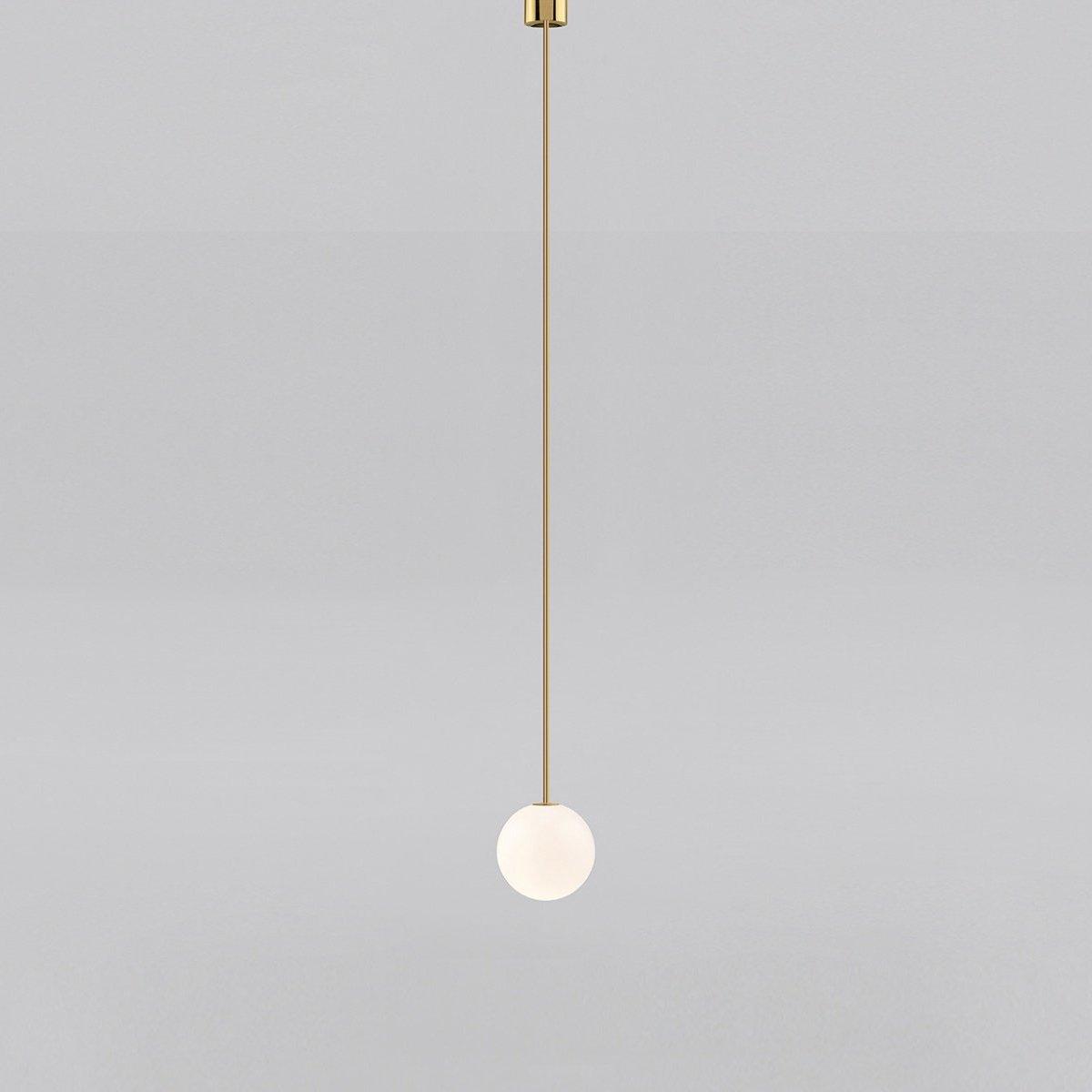 Modern Minimalist Spherical Pendant Light with Dome