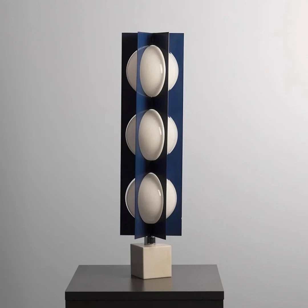 Industrial Floor Lamp With Intersecting LED Plates