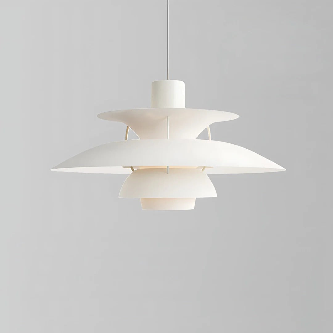 Scandinavian Curved Multi-Layer Pendant Light
