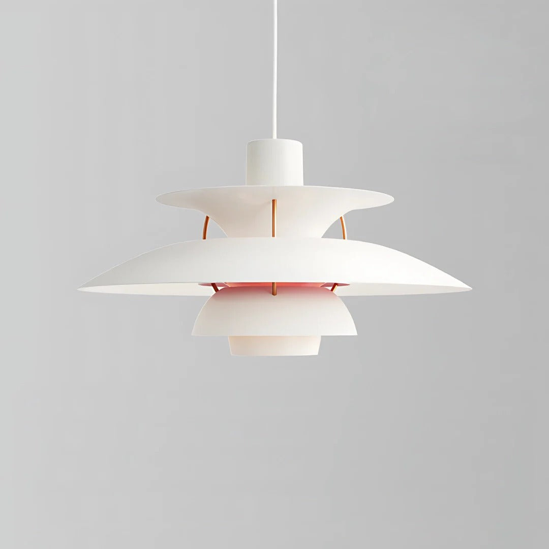 Scandinavian Curved Multi-Layer Pendant Light