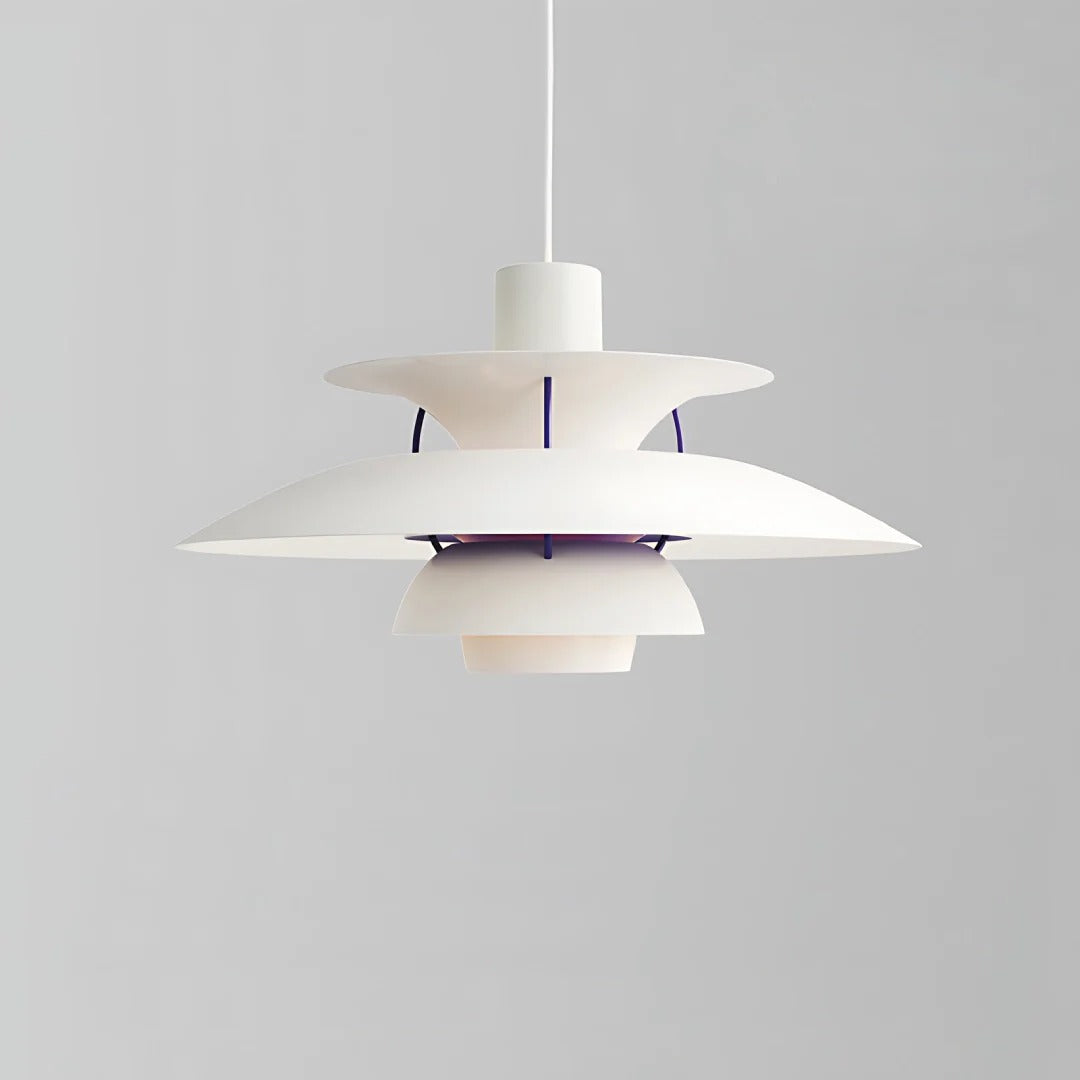 Scandinavian Curved Multi-Layer Pendant Light