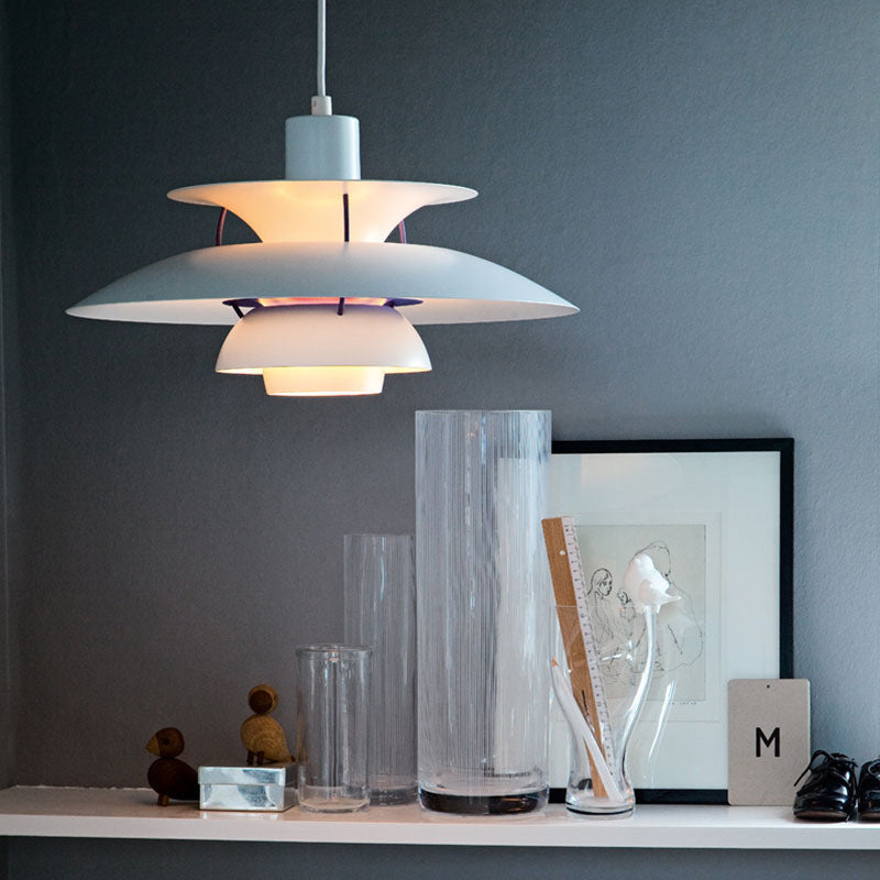 Scandinavian Curved Multi-Layer Pendant Light