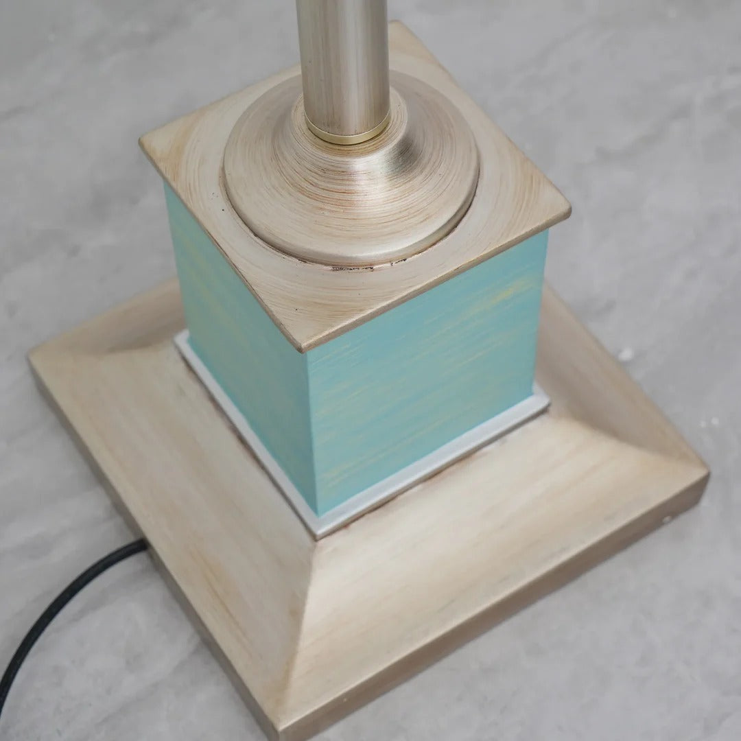 Traditional Floor Lamp with Slender Conical Shade