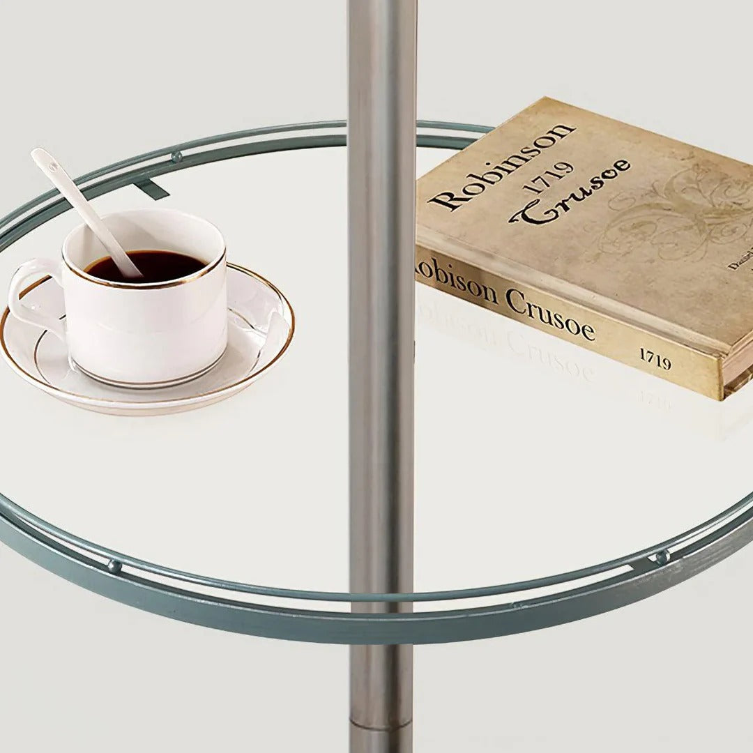 Traditional Floor Lamp with Slender Conical Shade