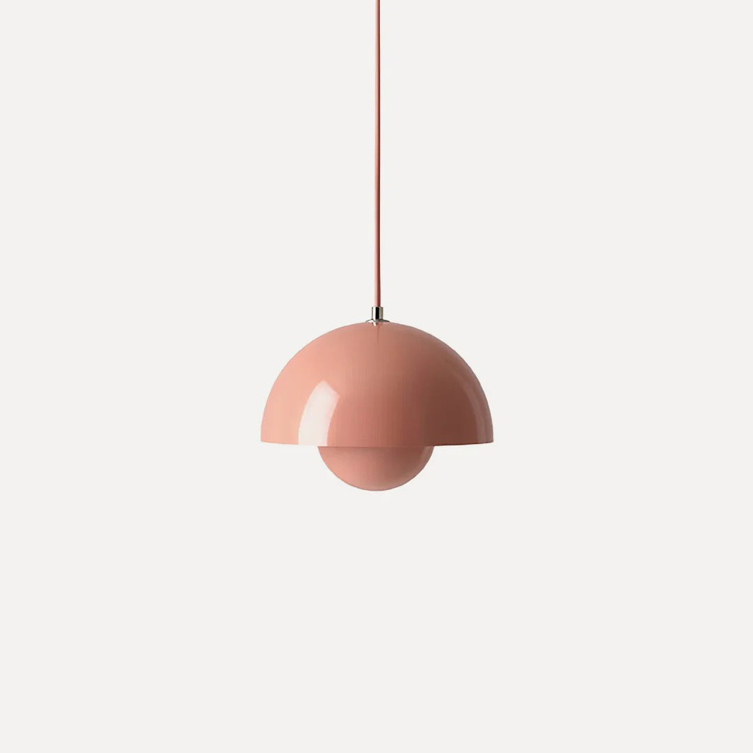 Minimalist Hemispherical Pendant Light Fixture