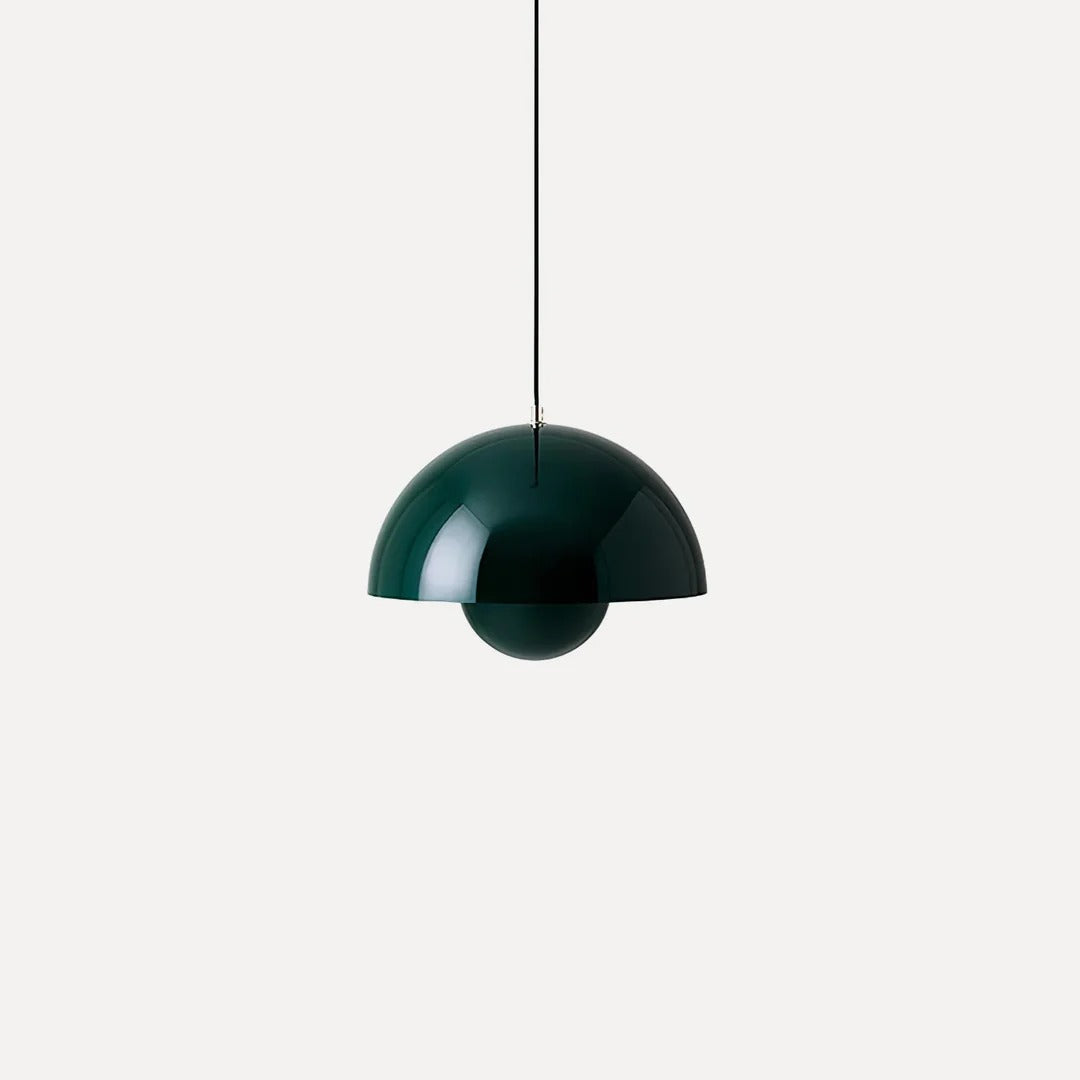 Minimalist Hemispherical Pendant Light Fixture