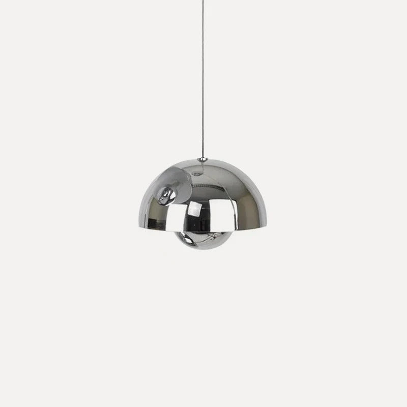 Minimalist Hemispherical Pendant Light Fixture