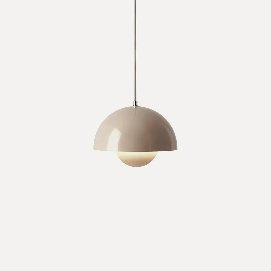 Minimalist Hemispherical Pendant Light Fixture