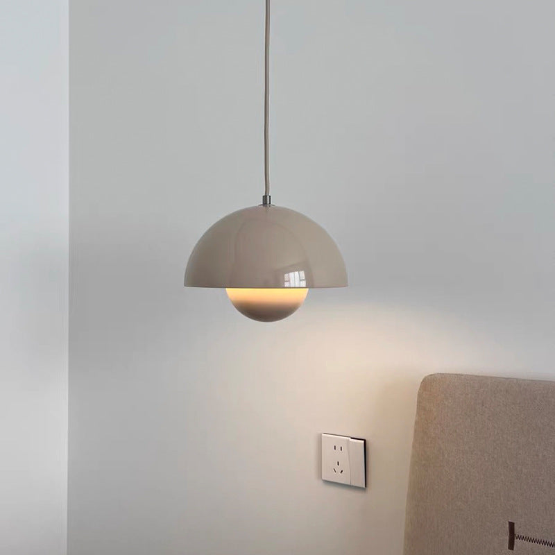 Minimalist Hemispherical Pendant Light Fixture