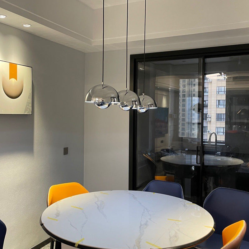 Minimalist Hemispherical Pendant Light Fixture