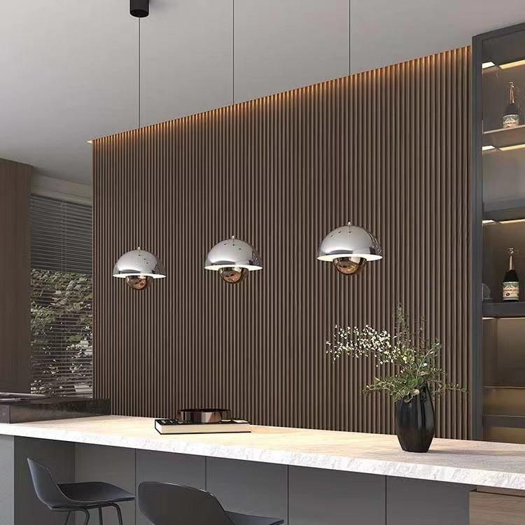 Minimalist Hemispherical Pendant Light Fixture