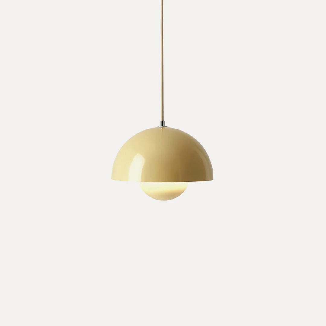 Minimalist Hemispherical Pendant Light Fixture