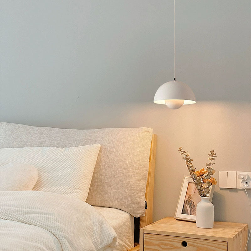 Minimalist Hemispherical Pendant Light Fixture