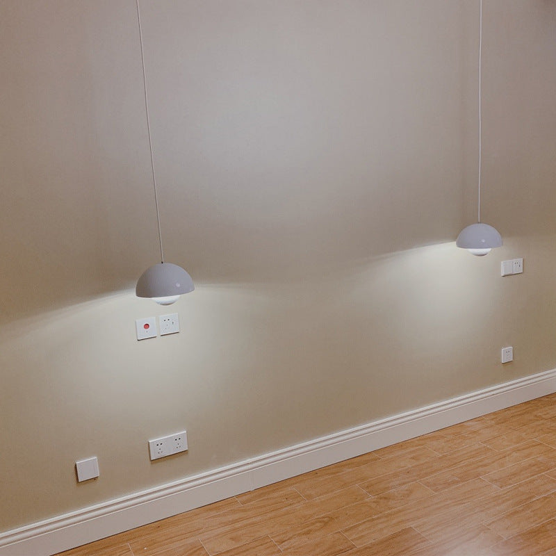 Minimalist Hemispherical Pendant Light Fixture
