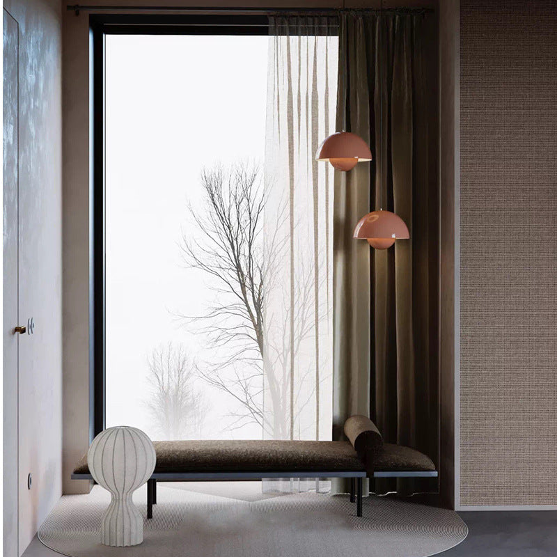 Minimalist Hemispherical Pendant Light Fixture