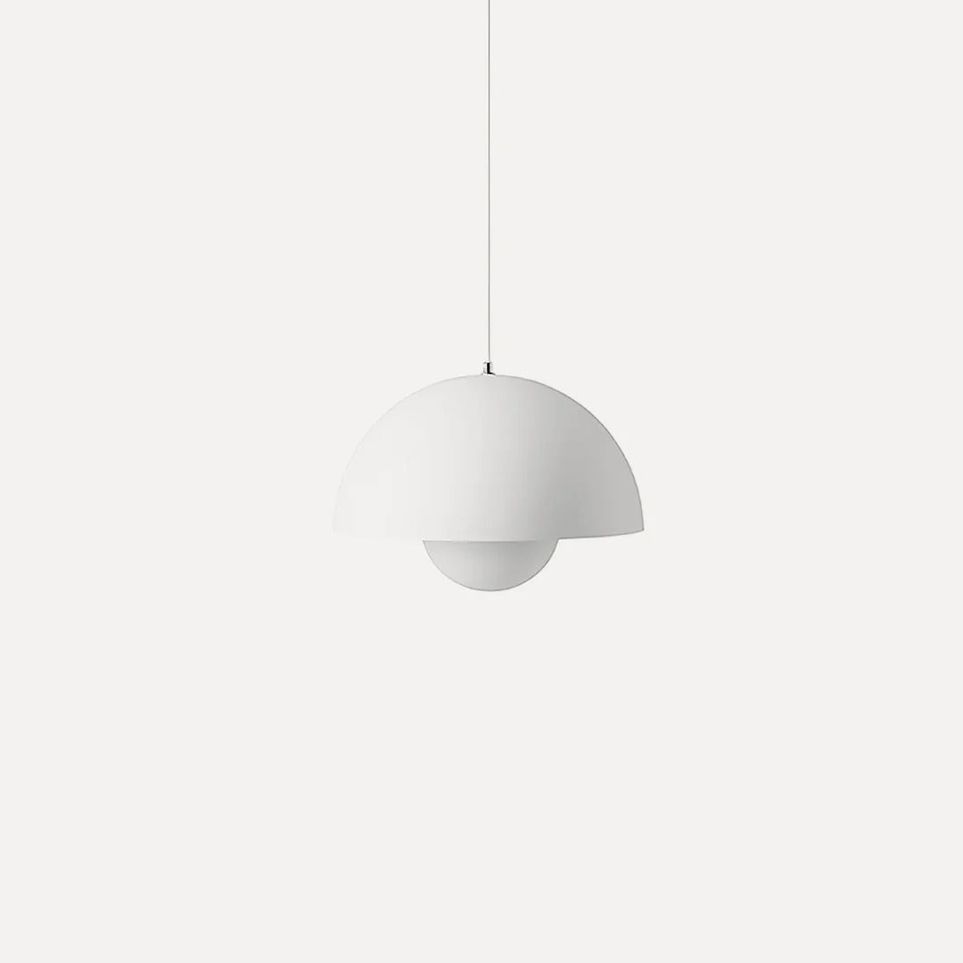 Minimalist Hemispherical Pendant Light Fixture