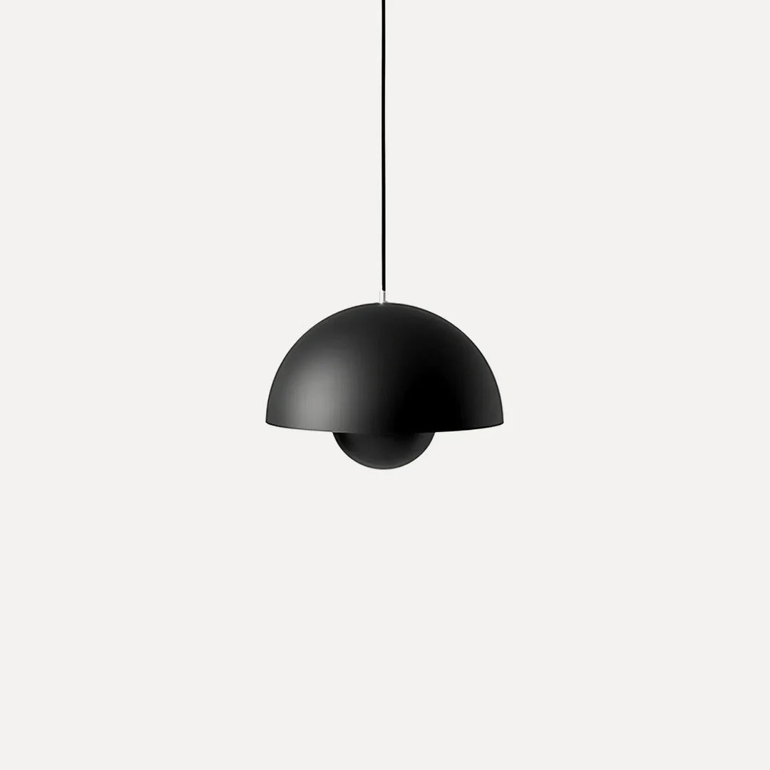 Minimalist Hemispherical Pendant Light Fixture