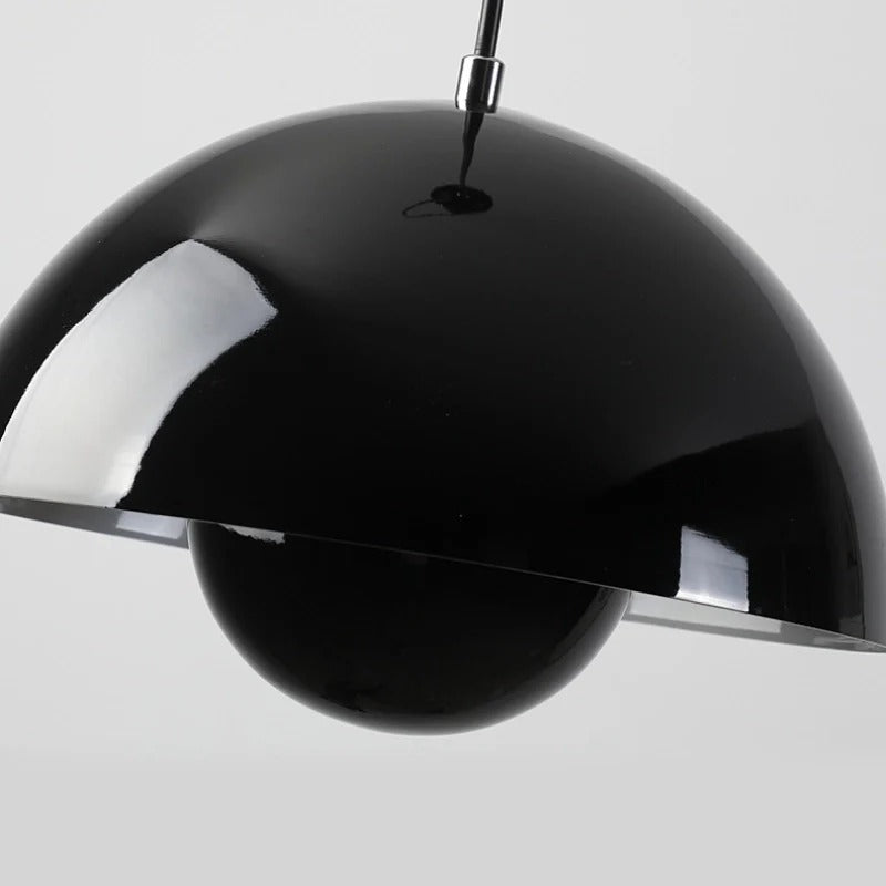 Minimalist Hemispherical Pendant Light Fixture