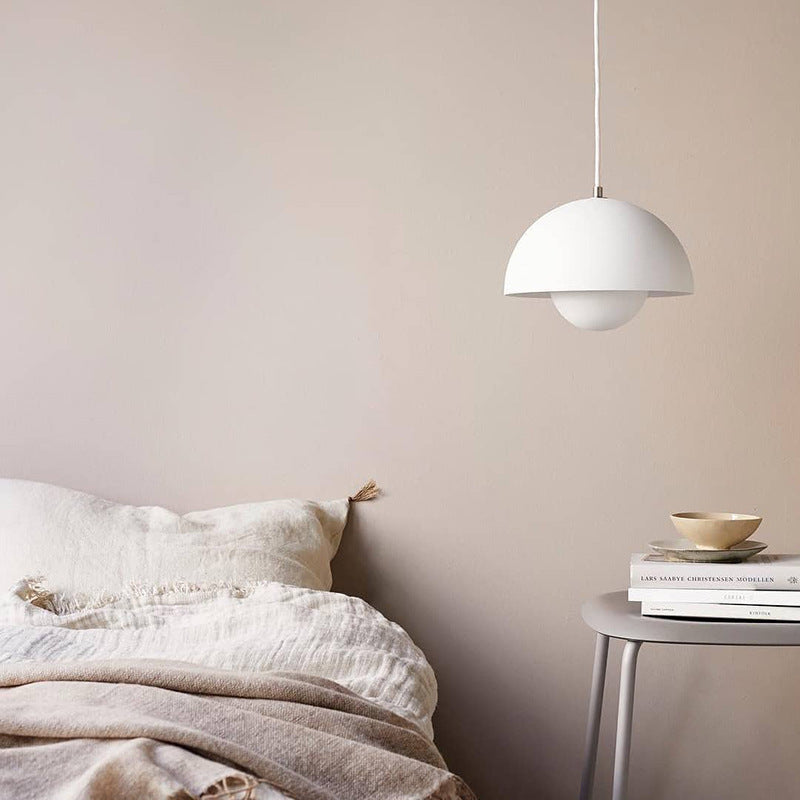 Minimalist Hemispherical Pendant Light Fixture