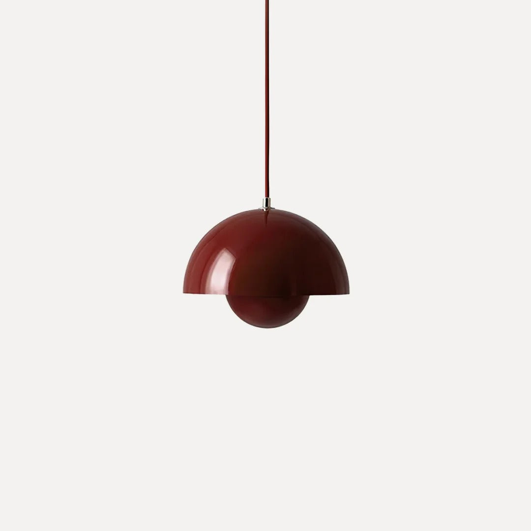 Minimalist Hemispherical Pendant Light Fixture
