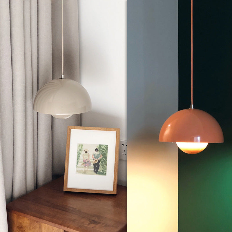 Minimalist Hemispherical Pendant Light Fixture