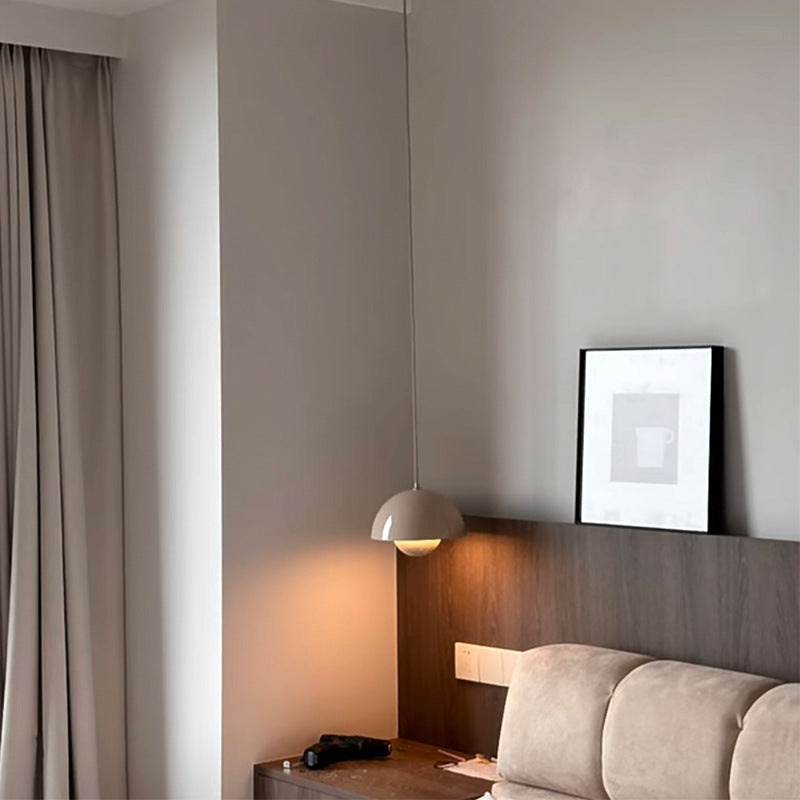 Minimalist Hemispherical Pendant Light Fixture