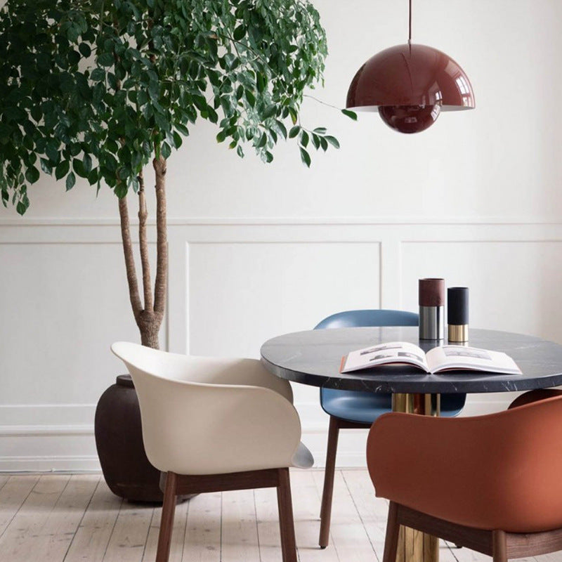 Minimalist Hemispherical Pendant Light Fixture
