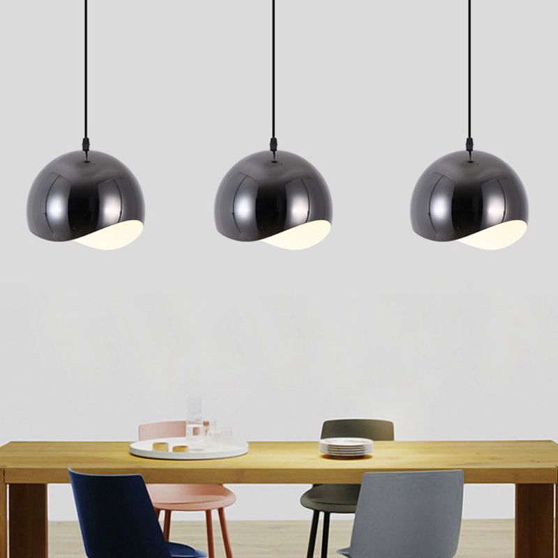 Minimalist Wavy Hemispherical with Pendant Lamp