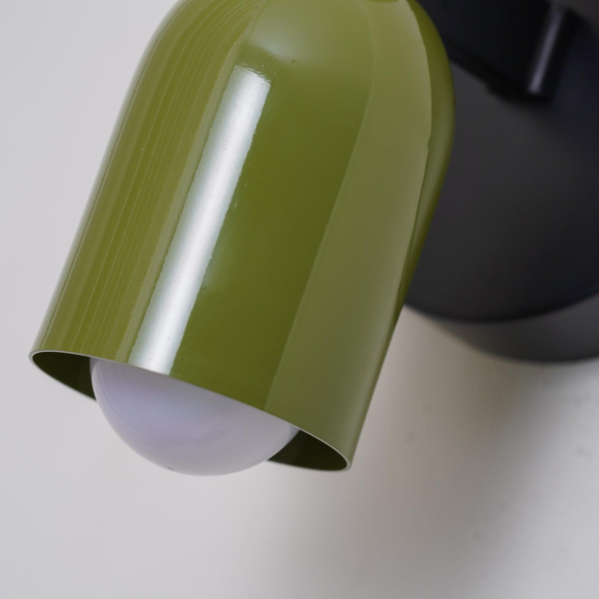 Contemporary Plug-In Double-Head Wall Light – Vibrant Colors