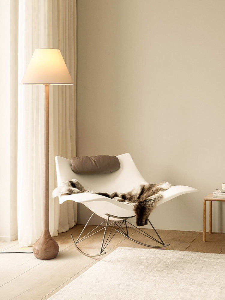Minimalist Floor Lamp featuring Conical, Spherical Base