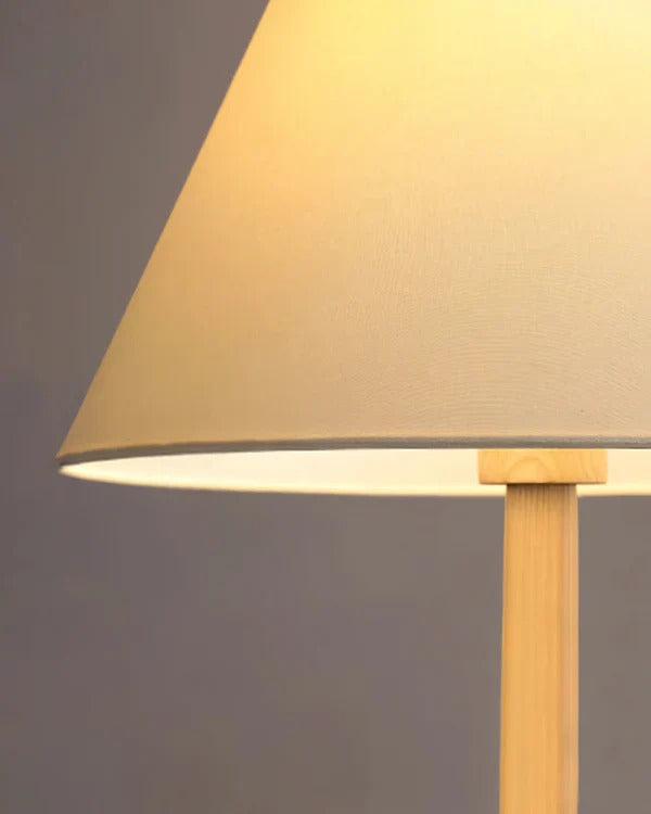 Minimalist Floor Lamp featuring Conical, Spherical Base