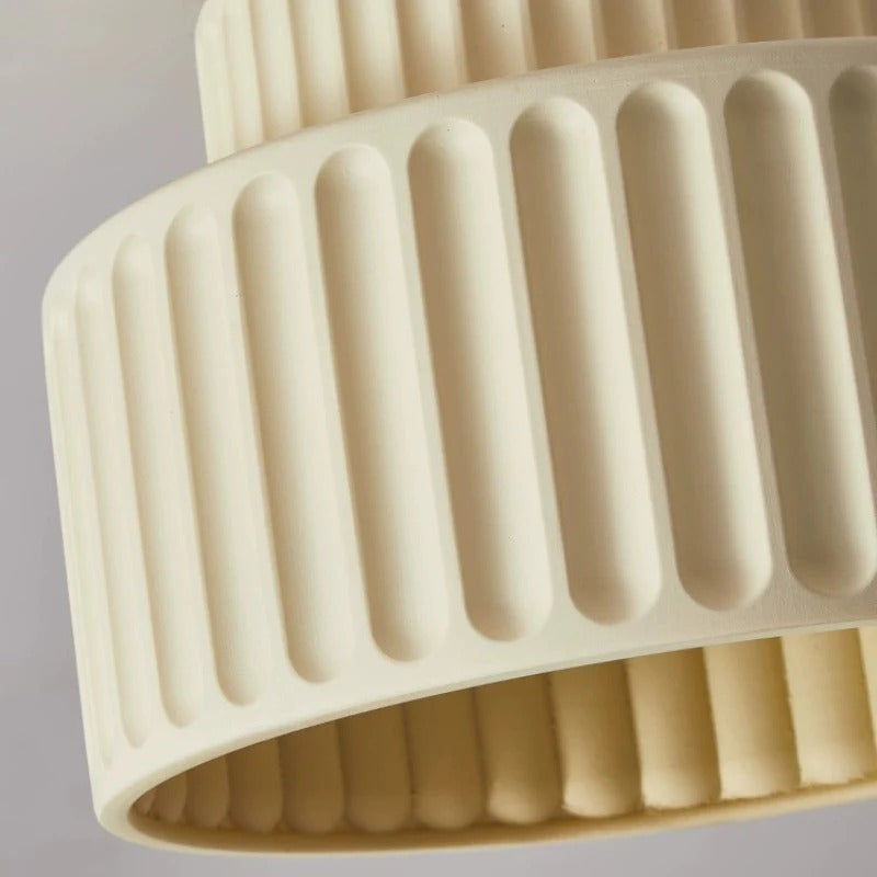 Scandinavian Flush Mount Tiered Light Fixture