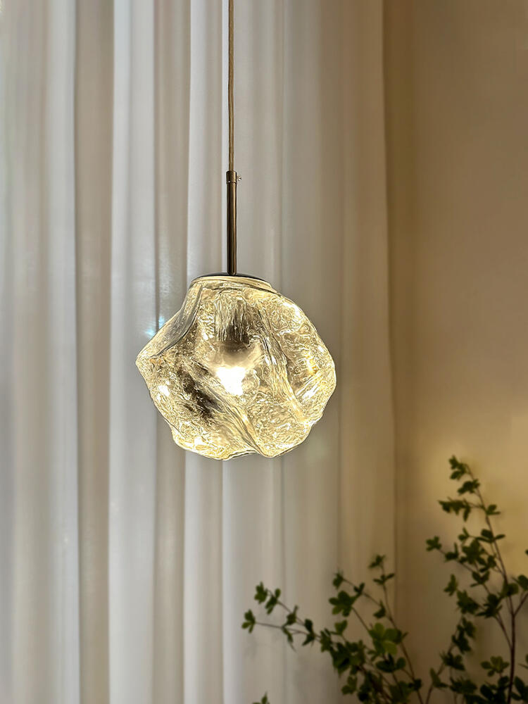 Creative Lava Glass Pendant Lamp – Irregular Rock Shape